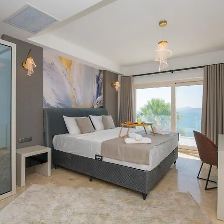 别墅 Bodrumda Essiz Deniz Manzarali Lueks Boss 1